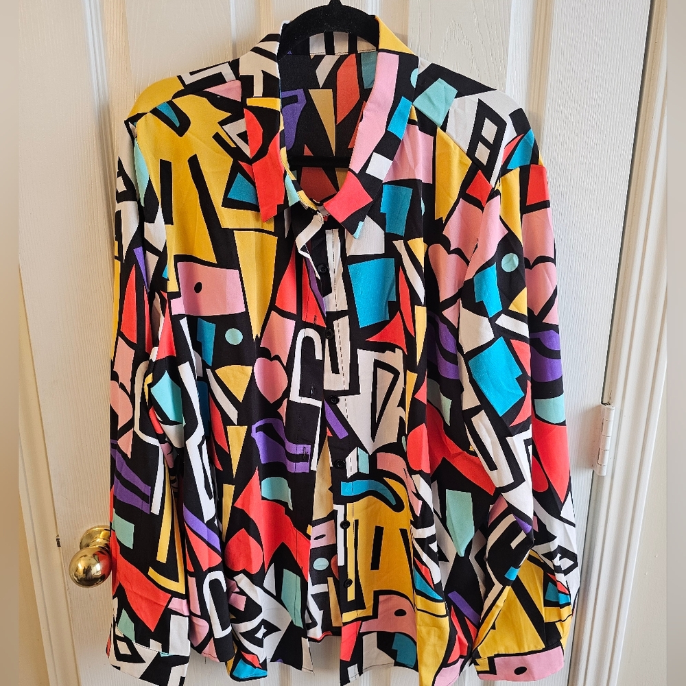 Colorful Abstract Women's Jacket